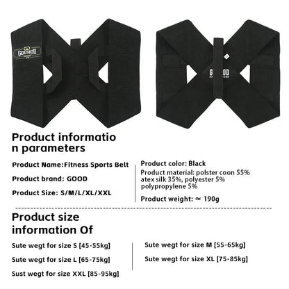 Fitness heavy shoulder straps bench press shoulder training straps shoulder support straps open shoulder straps ﻿