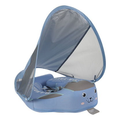 Infants and young children with inflatable seat rings and sunshades beginner&