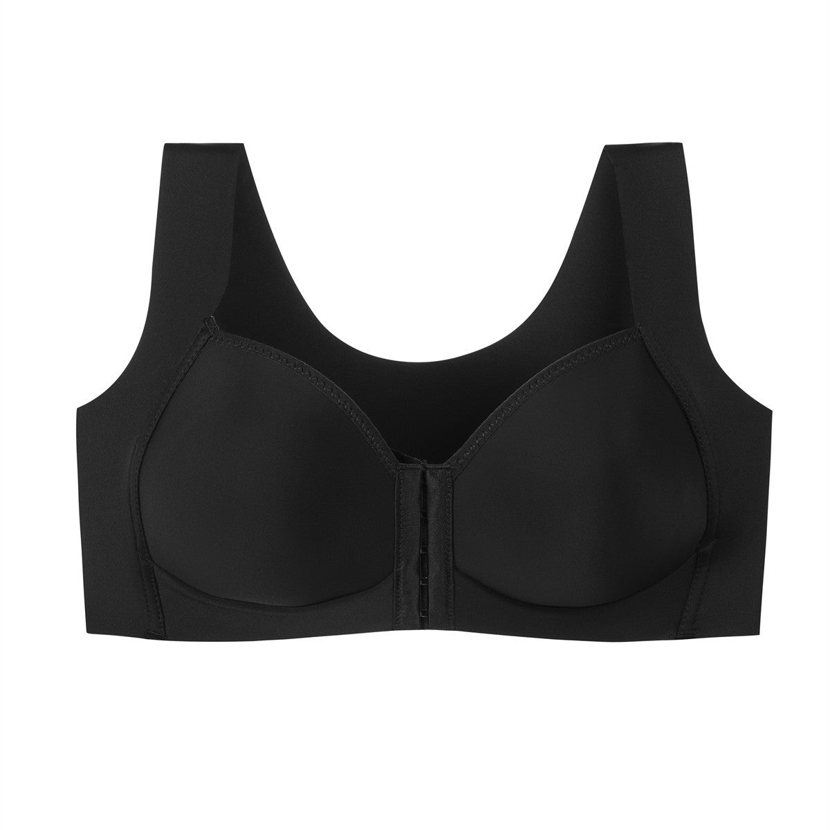 Smooth thin bra front buckle sexy gathering without steel ring adjustment women&