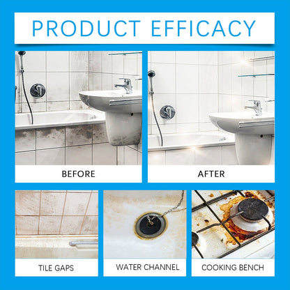 JUE FISH MultiSurface Cleaning Tablets, Kitchen Heavy Oil And Dirt Cleaning Stain Cleaner Effervescent Tablet