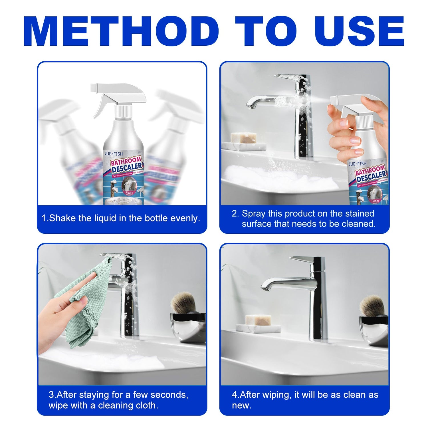 Shower Glass Scale Cleaner