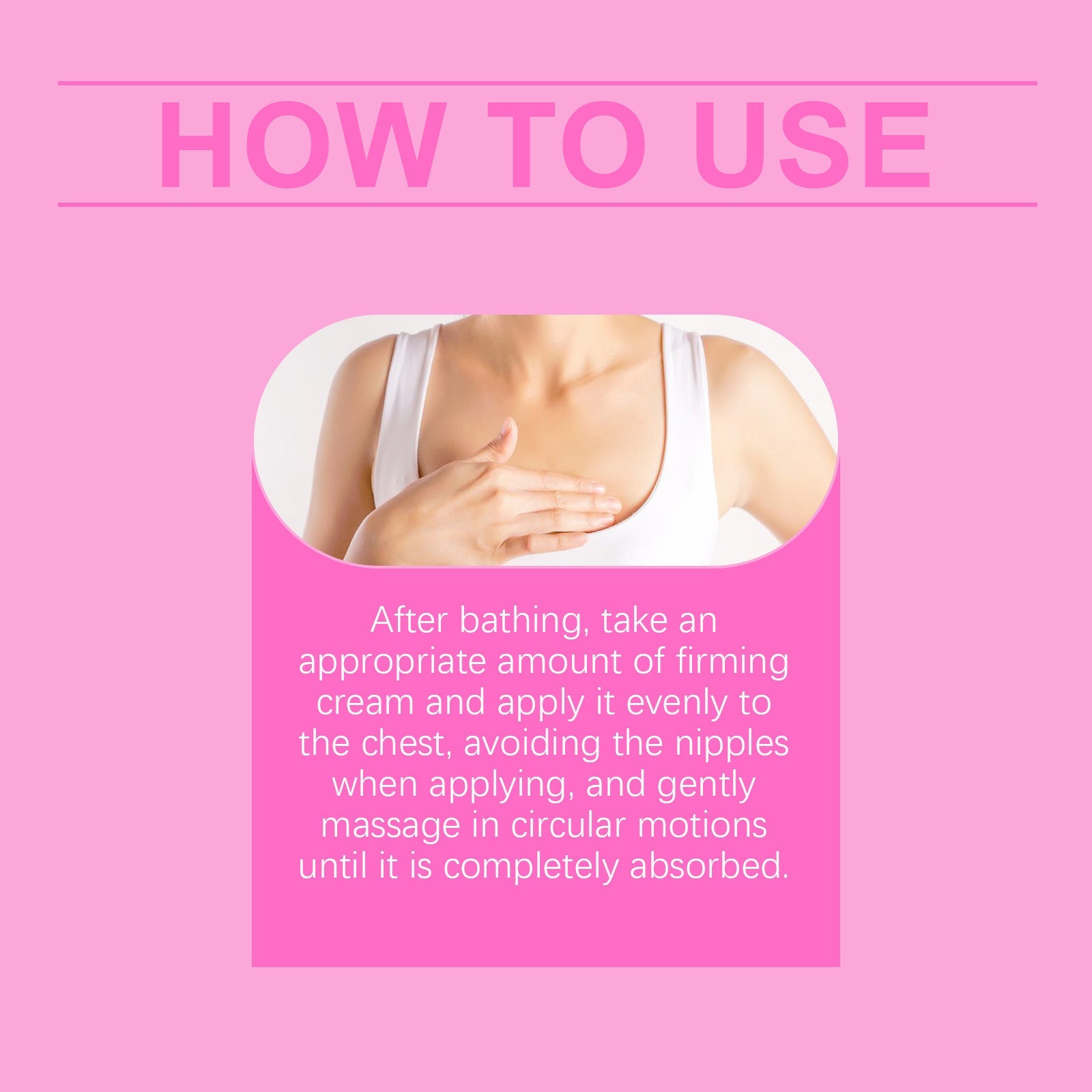 Chest Firming Cream Moisturizes Women&