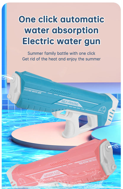 Electric Induction Water Gun Summer Outdoor Toys Automatic Pumping Gun Beach Swimming Pool Water Fight Children&