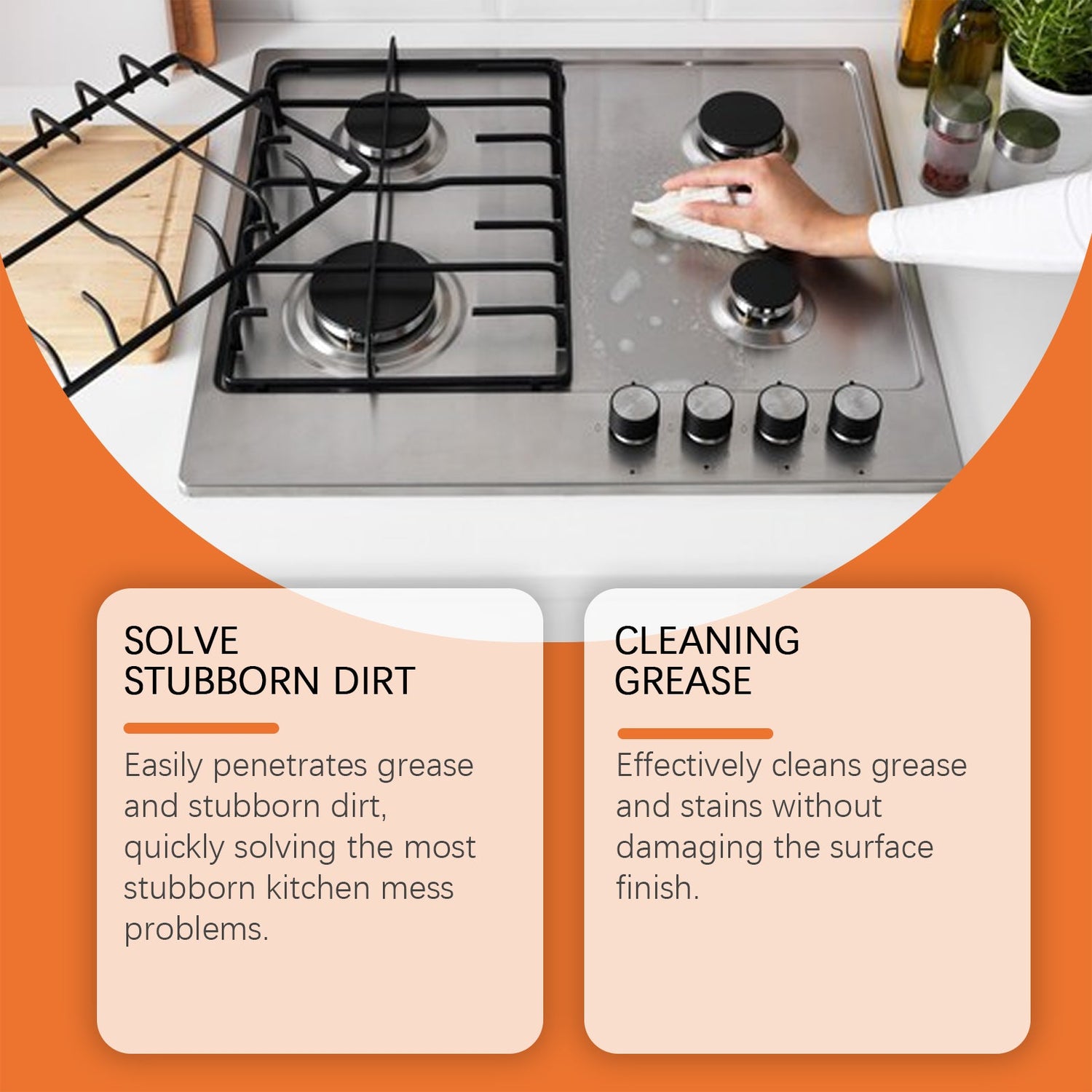 Kitchen Hood Multi-Effect Cleaner