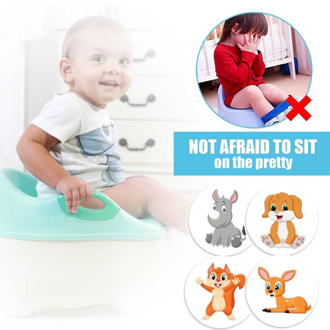 Potty Training Stickers Children&