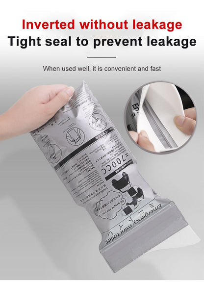 4pcs Outdoor Emergency Urinate Bags 700ml Easy Take Piss Bags Travel Mini Mobile Toilet for Baby Women Men Vomit Bag