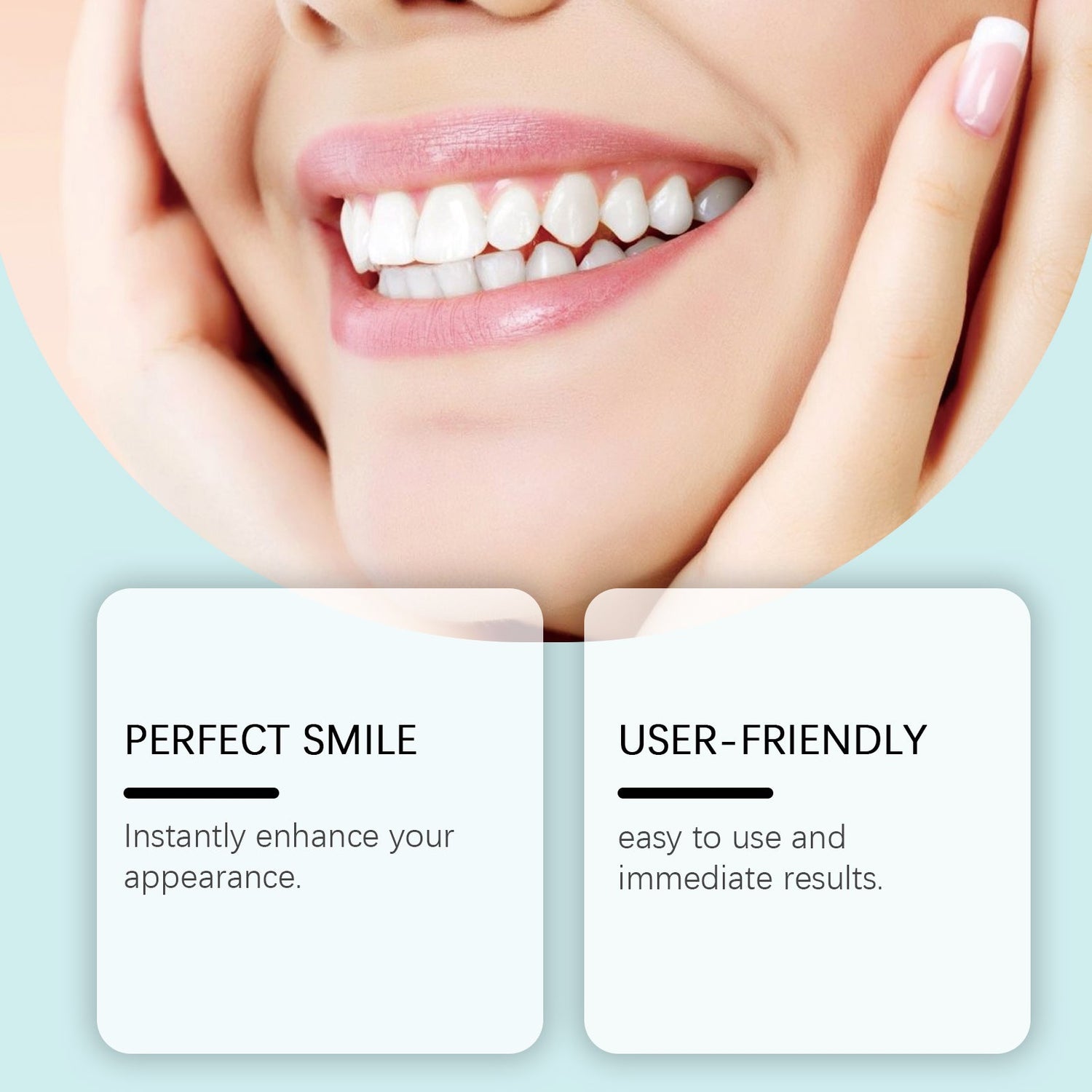 Cosmetic Denture Set To Enhance Smile Appearance Comfortable Material Denture Dental Cosmetic Set