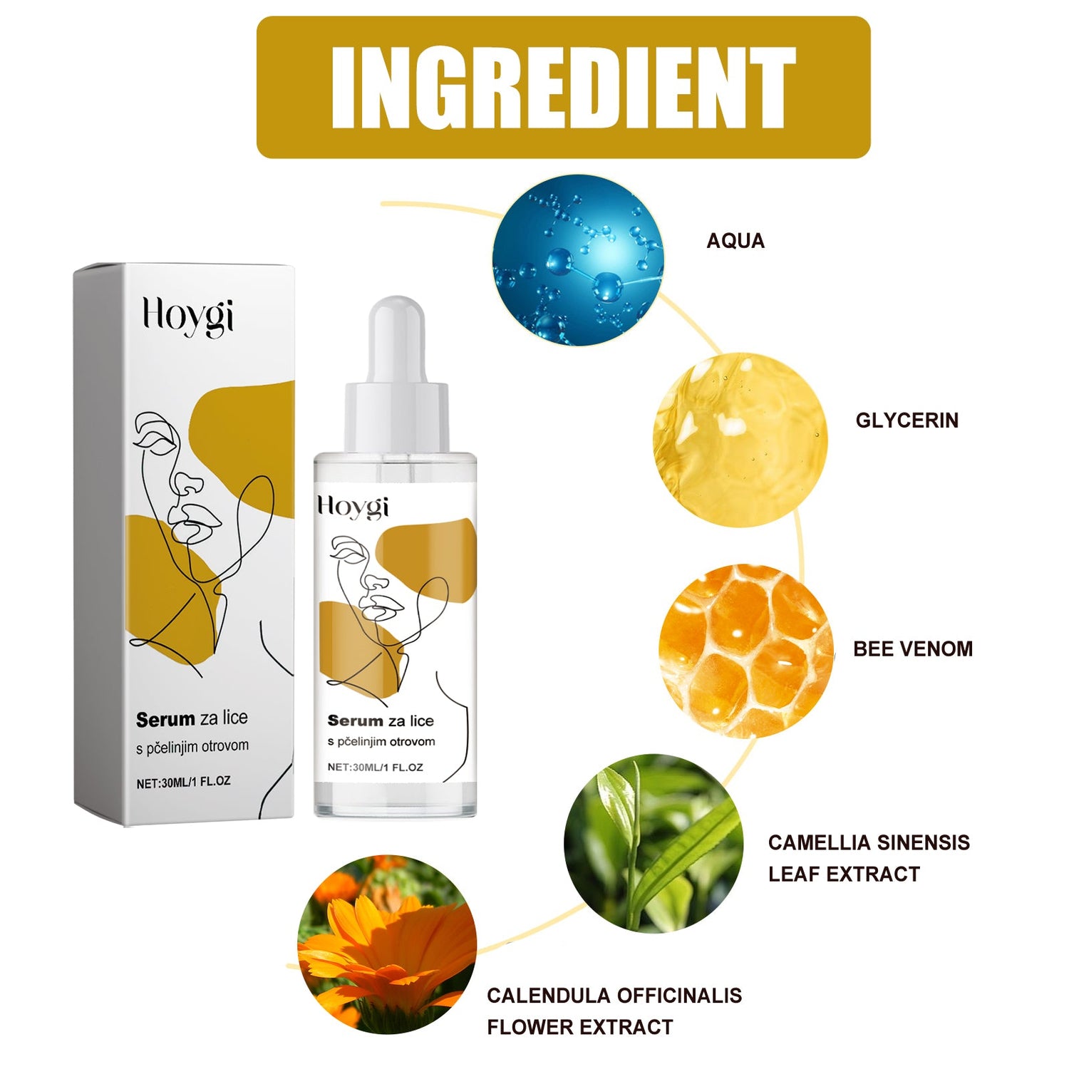 Serum Za Lice S Pčelinjim Otrovom, Fade Fine Lines Crow&