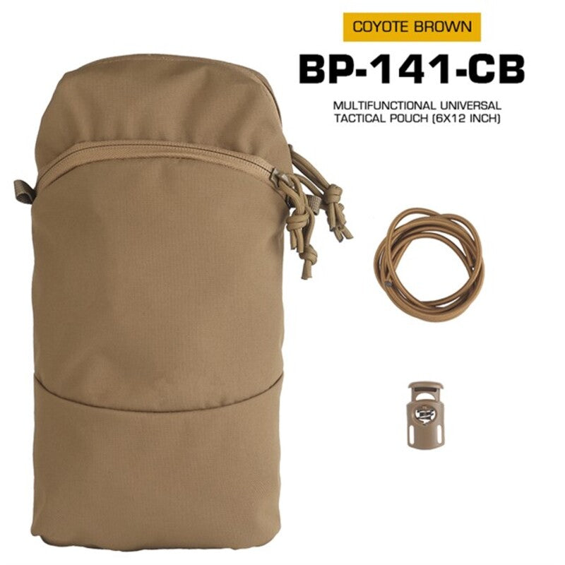 Tactical MOLLE Cylindrical Bag, 1.5L, for FCPC &amp; GP Backpacks.