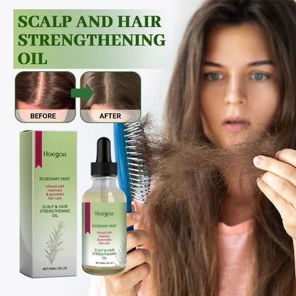Scalp &amp; Hair Strengthening Oil, Hair Thick Hair Solid Hair Soft Hair Dry Damaged Care