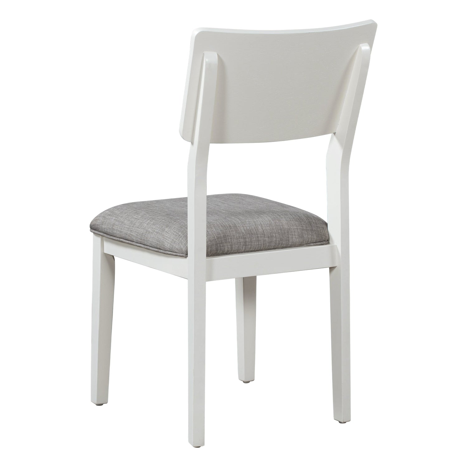 TREXM Classic and Traditional Style 6 - Piece Dining Set, Includes Dining Table  4 Upholstered Chairs &amp; Bench (White+Gray)