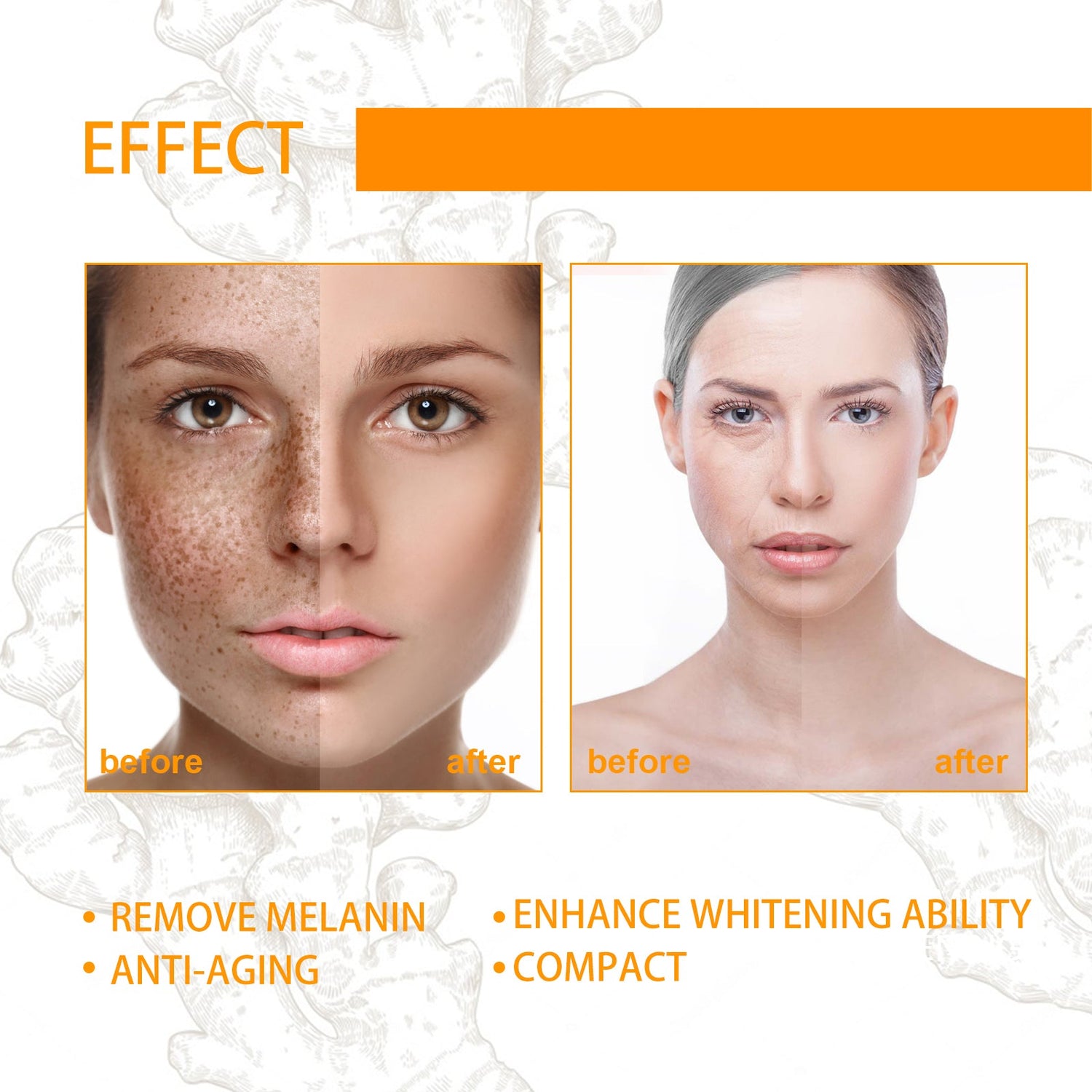Turmeric Essential Oil Skin Firming Skin Care Gentle Care Moisturizing Facial Essential Oil