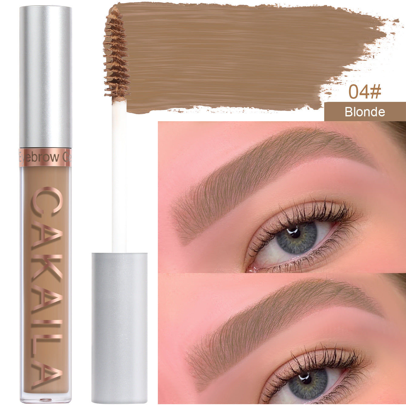 CAKAILA Eyebrow tint matte non smudge coloring long lasting eyebrow styling