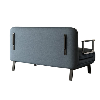 55″ Convertible Chair Bed Tri-Fold Sofa Bed with Adjustable Backrest &amp; Pillow