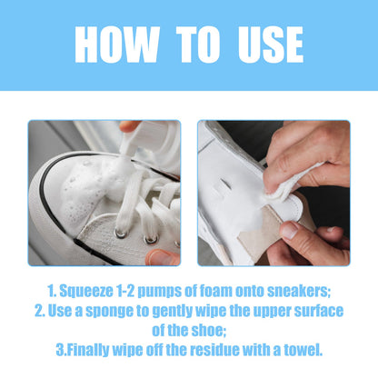 Foam Sneaker Whitening Cleaner