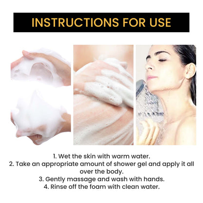 Honey Shower Gel Deeply Cleanses, Moisturizes, Rejuvenates And Relieves Red, Dry And Itchy Skin