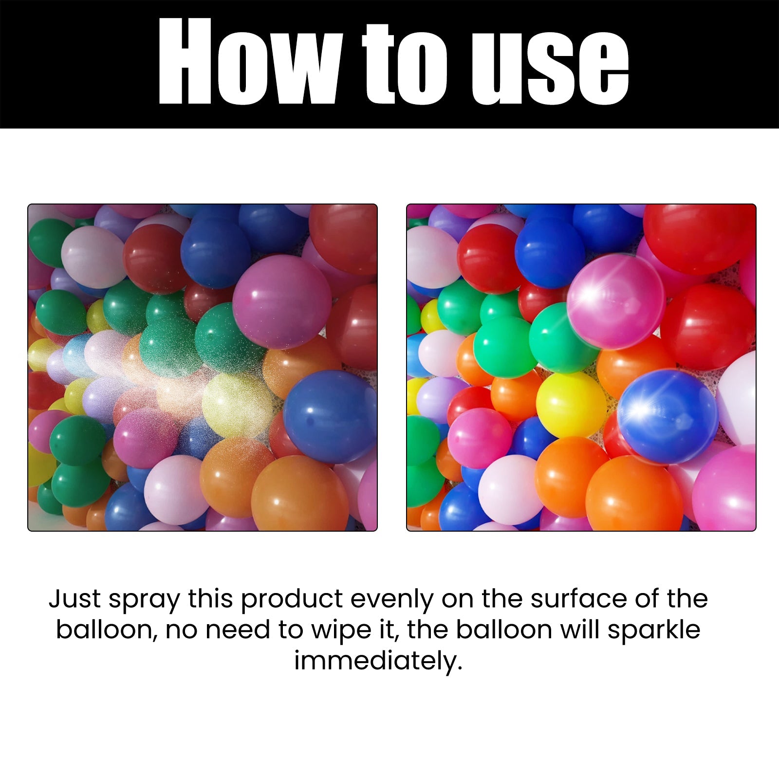 Balloon Shiny Spray, Balloon Safety Long-Lasting Gloss Appearance Polishing Brightening Spray