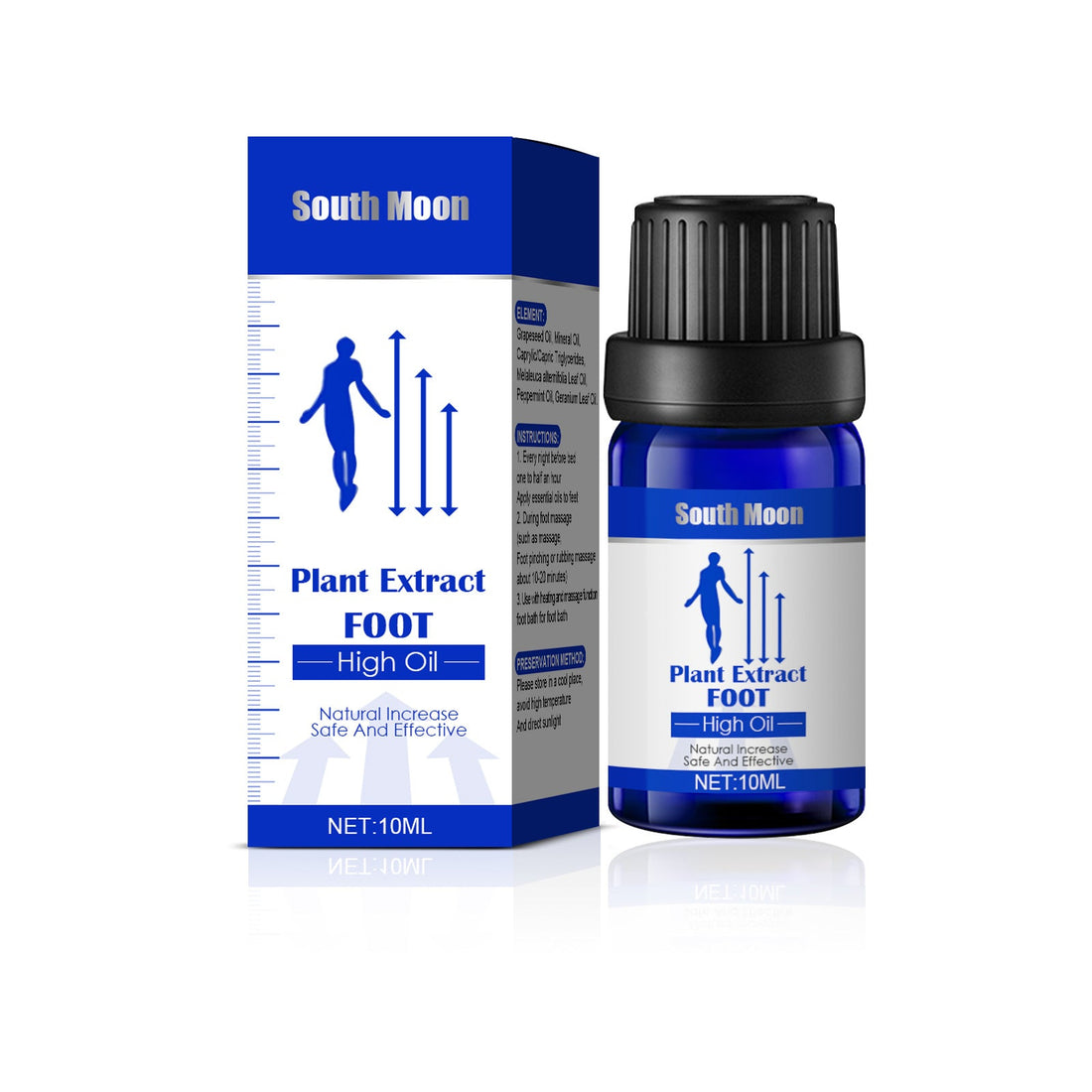 Plant Health High Essence Oil Plantar Acupoint Stimulation Health Long Massage Essential Oil Height Growth Care Oil