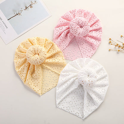 Baby Pullover Cap Cute Lace Hole Donut Baby Indian Tire Cap Children&