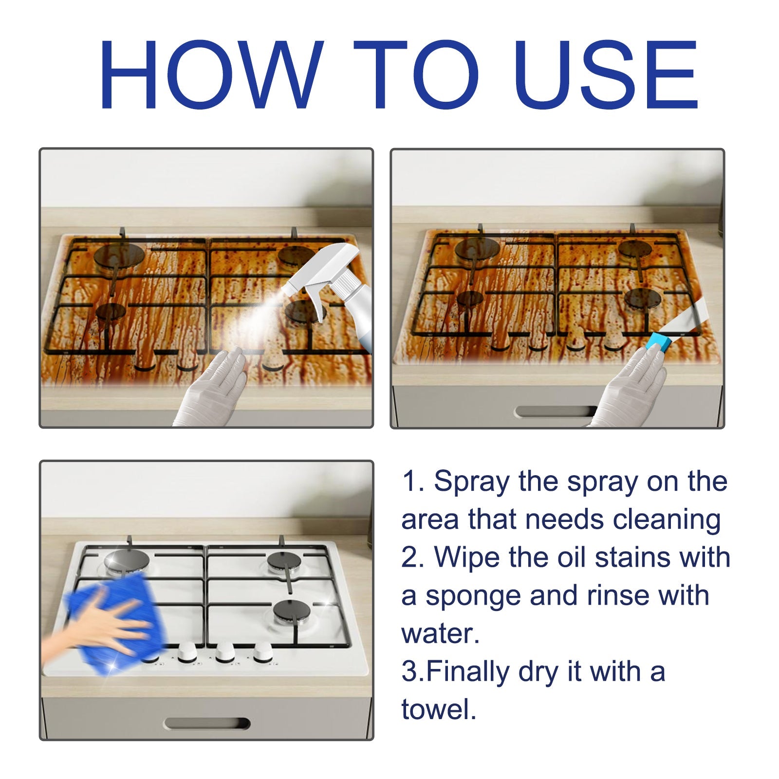 Range Hood Heavy Oil Cleaner