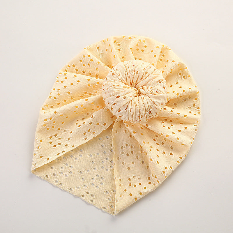 Baby Pullover Cap Cute Lace Hole Donut Baby Indian Tire Cap Children&