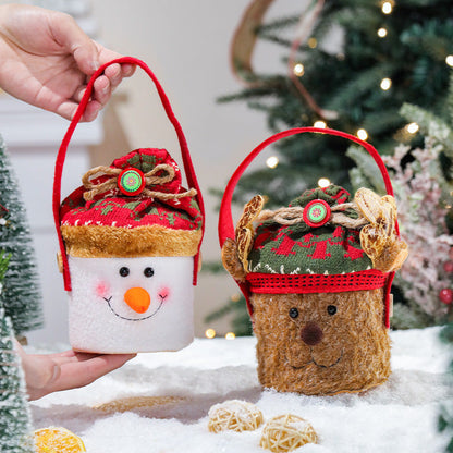 Christmas decorations, cartoon tote bags, gift bags, Christmas gift bags, children&