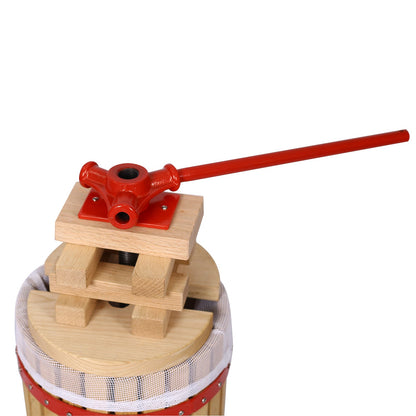 Fruit Wine Press and Crusher and Filter Bag,100% Nature Apple&amp;Grape&amp;Berries Crusher Manual Juice Maker for Kitchen