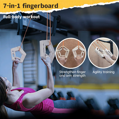 1/2PCS Climbing Pull-Up &amp; Hangboard: Finger &amp; Forearm Strengthener for Rock Climbing Training