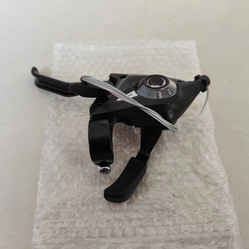 Experience the super smooth 21-speed MTB shifter &amp; brake, enhancing your trekking.