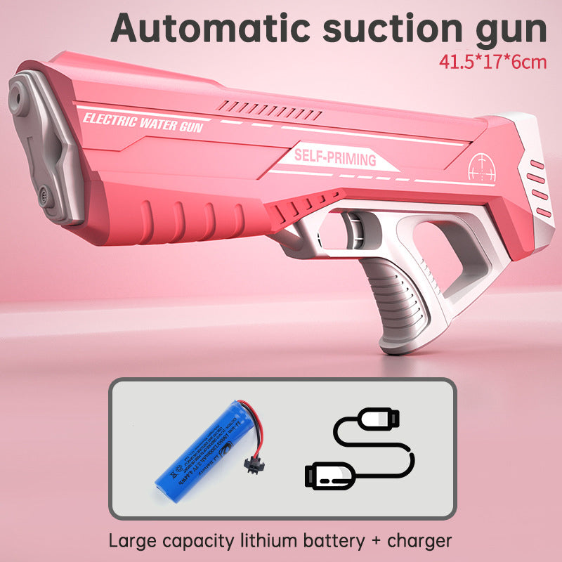 Electric Induction Water Gun Summer Outdoor Toys Automatic Pumping Gun Beach Swimming Pool Water Fight Children&