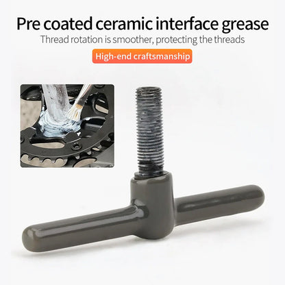 Universal Bike Chain Breaker v3.8: Cuts pins, removes links. For single - 12 speed MTB, road bikes. Repair tool.