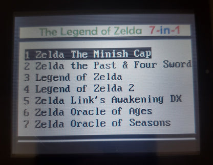 Legend of Zelda 7 in 1 Collection GBA Video Game Boy Advance Cartidge