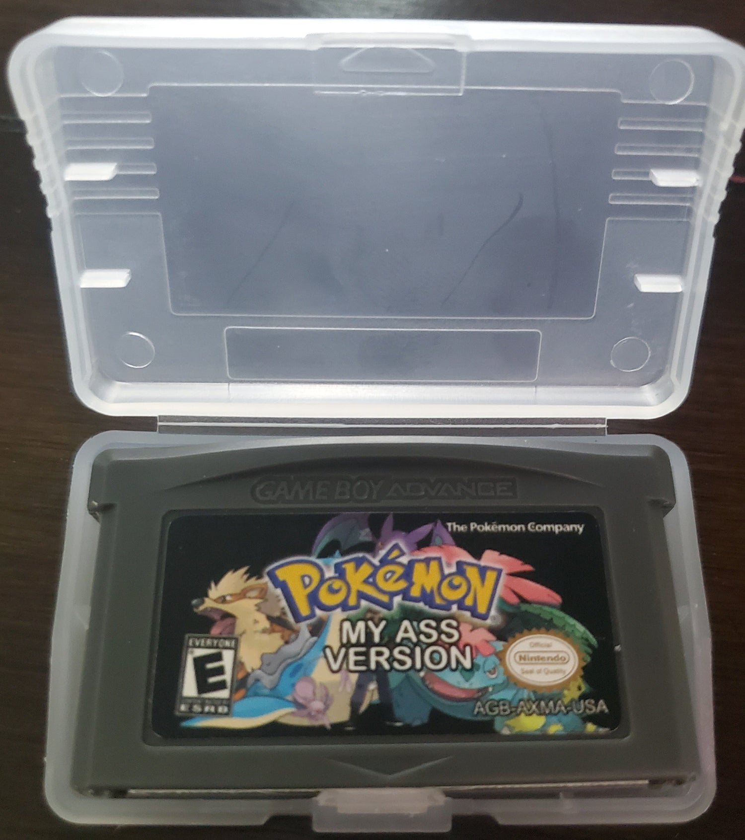 Pokemon My Ass GBA ROM Hack Video Game Custom Gameboy Advance