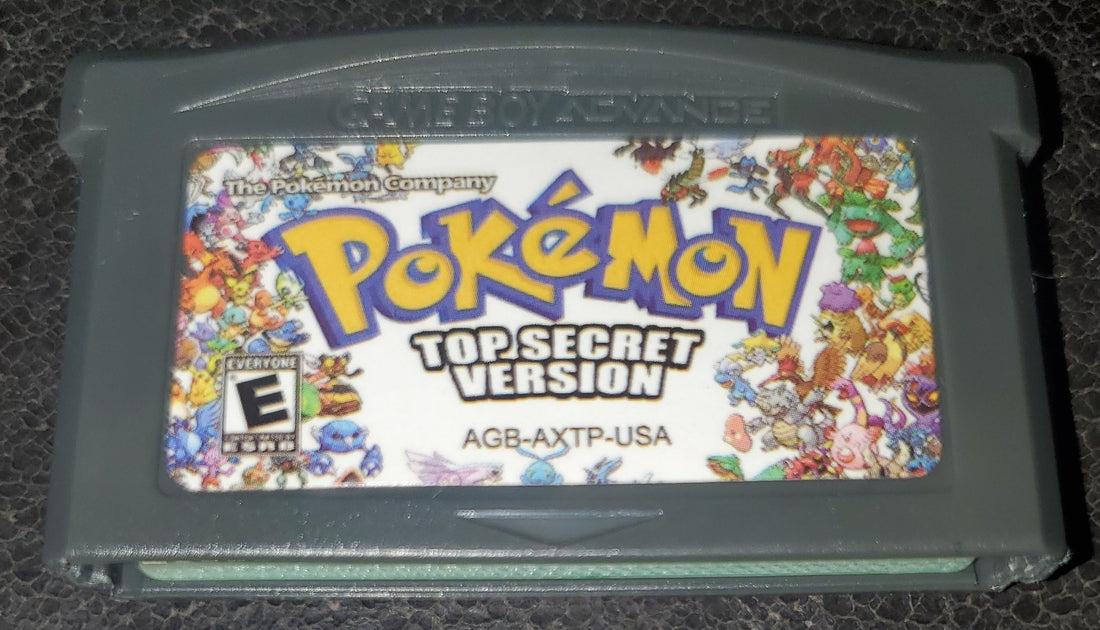 Pokemon Top Secret GBA ROM Hack Video Game Custom Gameboy Advance