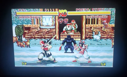 Samurai Shodown Sega Genesis Mega Drive Video Game Cartridge