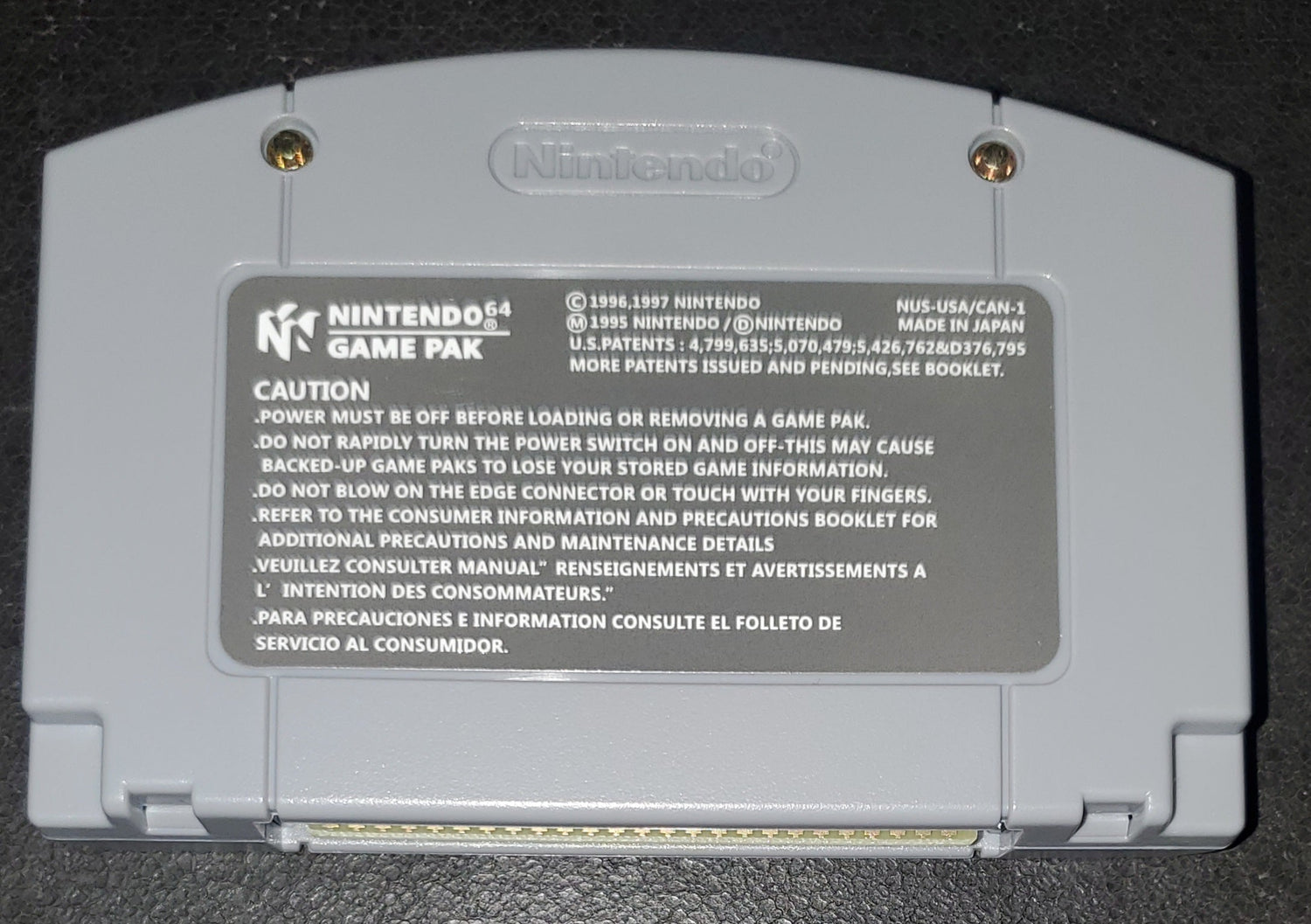 Mario Kart 64 N64 Nintendo 64 Video Game Cartridge