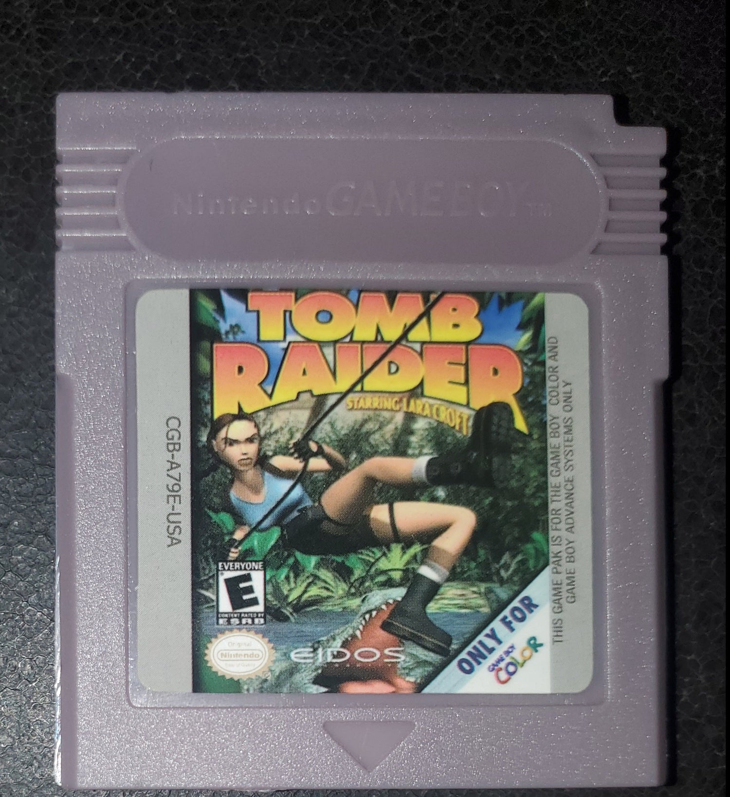 Tomb Raider GBC Video Game Catridge Gameboy Color