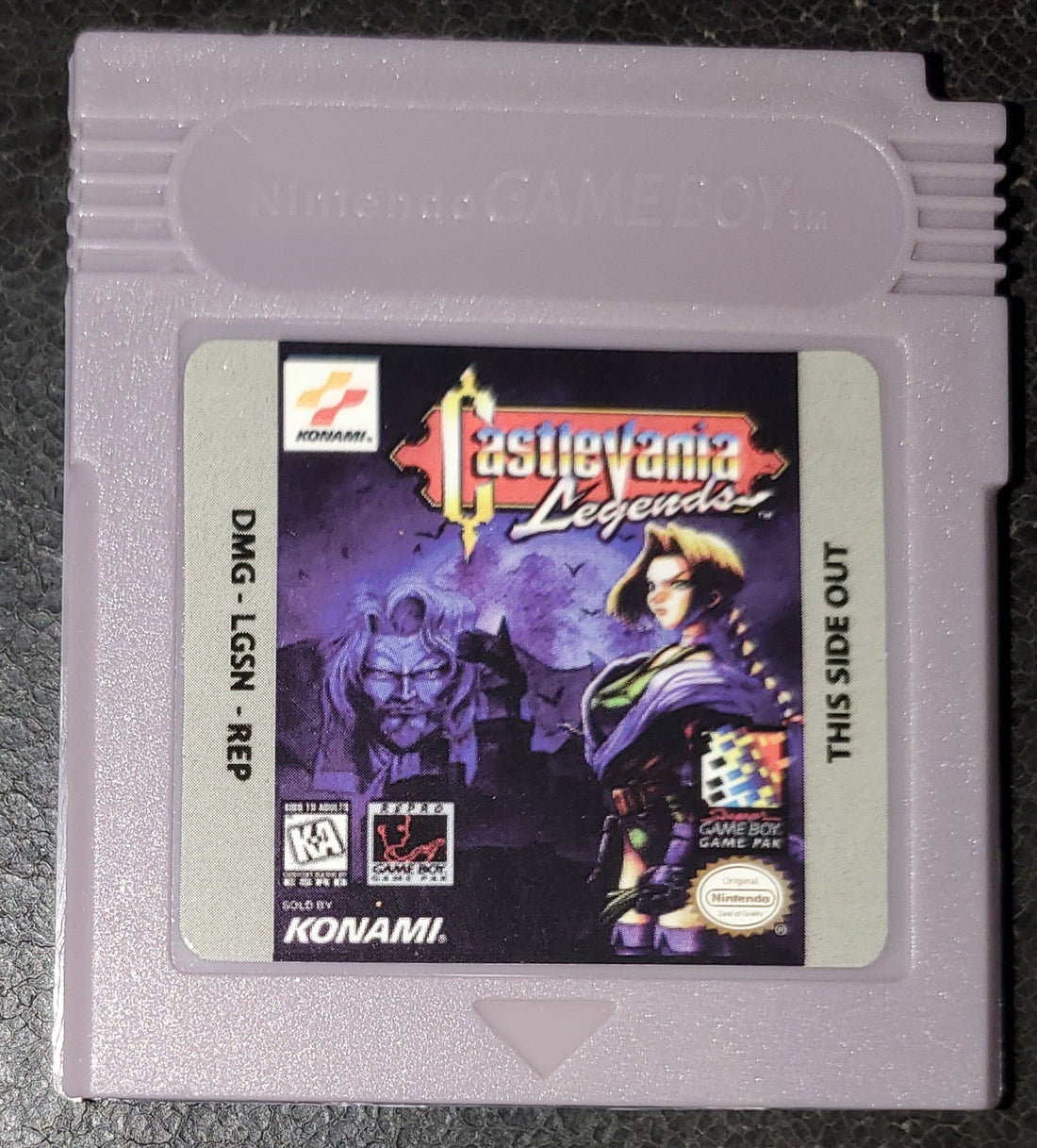 Castlevania Legends GB Video Game Catridge Gameboy 1987