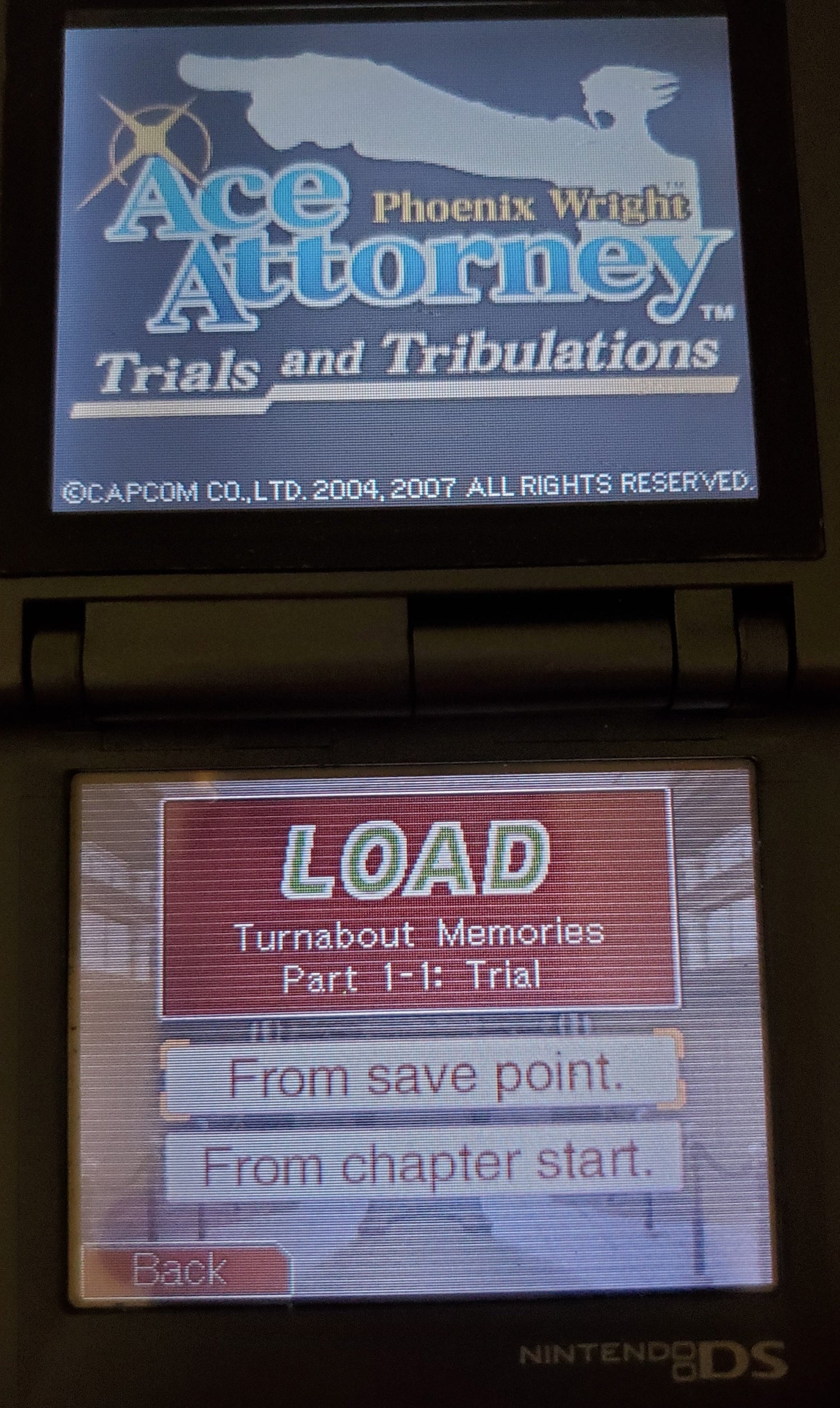 Phoenix Wright Ace Attorney Trials and Tribulations NDS Video Game Nintendo DS