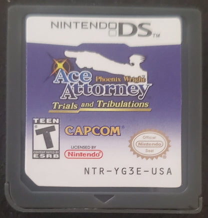 Phoenix Wright Ace Attorney Trials and Tribulations NDS Video Game Nintendo DS