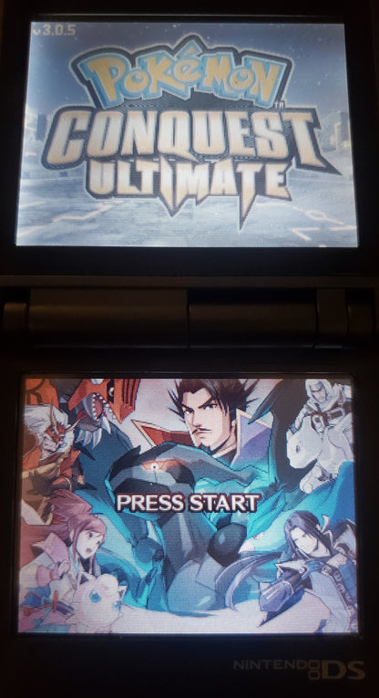 Pokemon Conquest Ultimate NDS Video Game Nintendo DS with Box