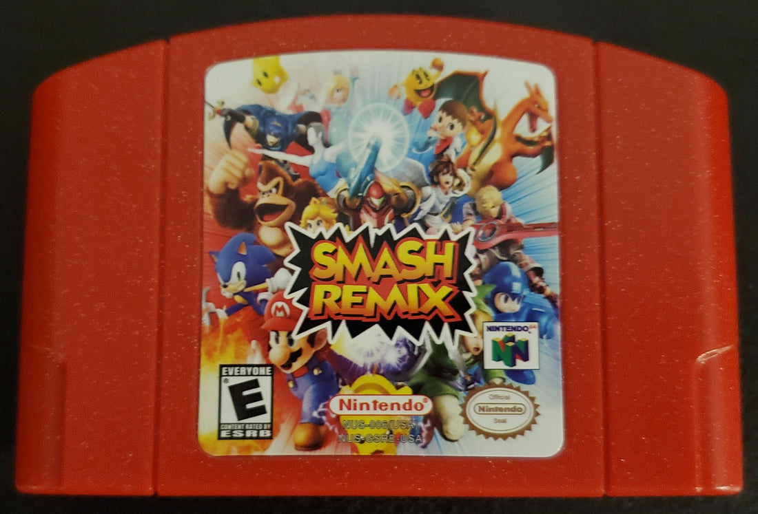 Super Smash Bros Remix N64 Nintendo 64 Video Game Cartridge