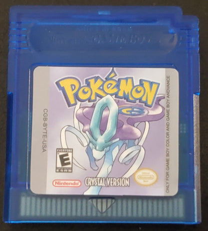 Pokemon Crystal GBC Gameboy Color Video Game Cartridge 2001