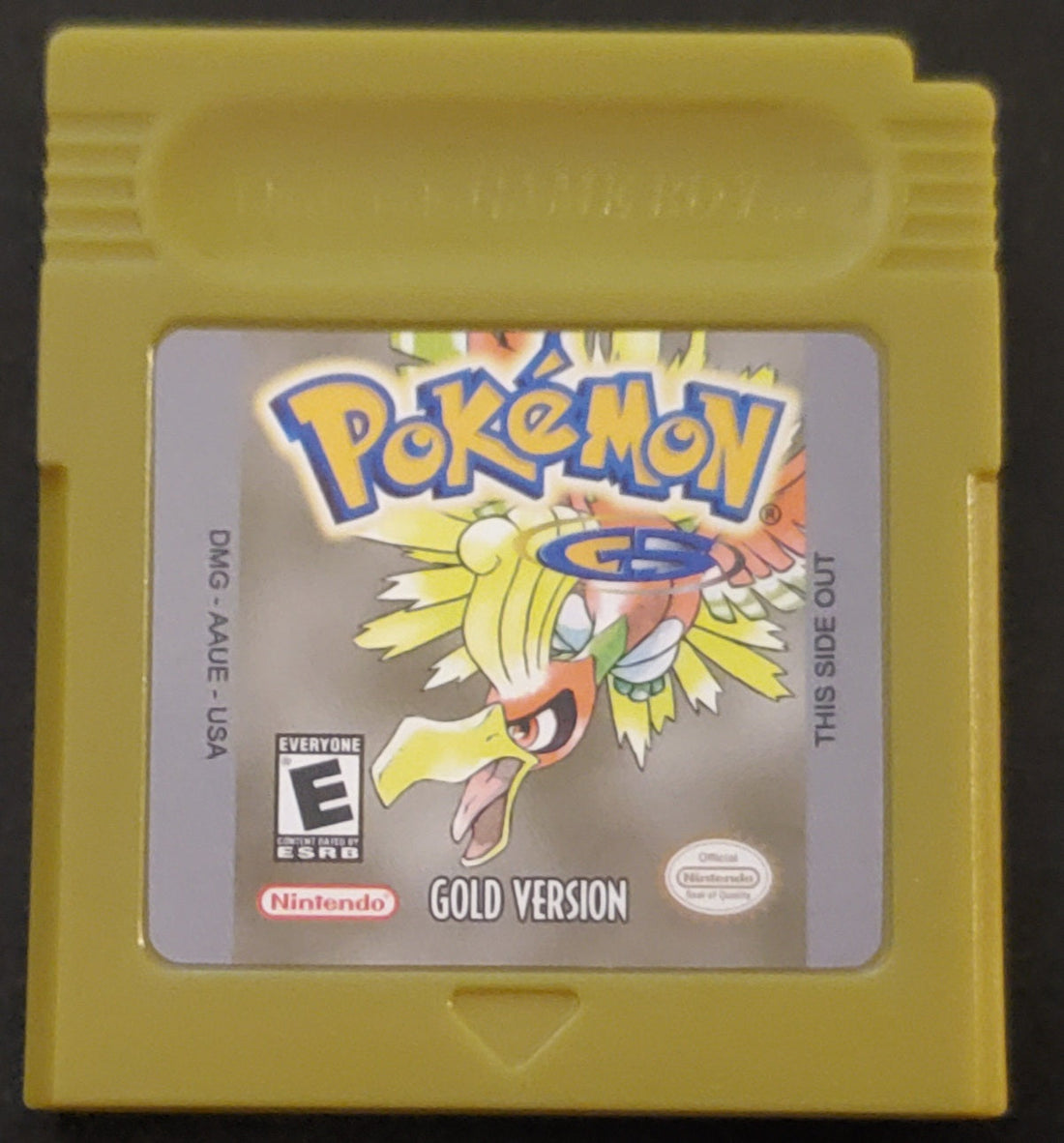 Pokemon Gold GBC Video Game Cartidge Game Boy Color 2000