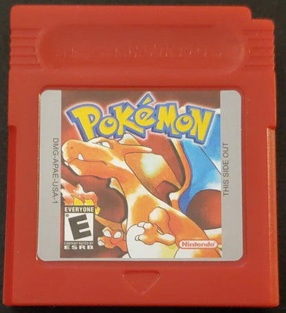 Pokemon Red GBC Video Game Cartidge Game Boy Color 1998