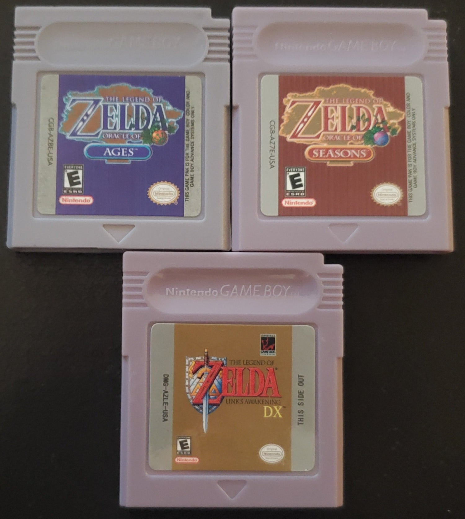 GBC Video Game Cartridge Collection Nintendo Gameboy Color