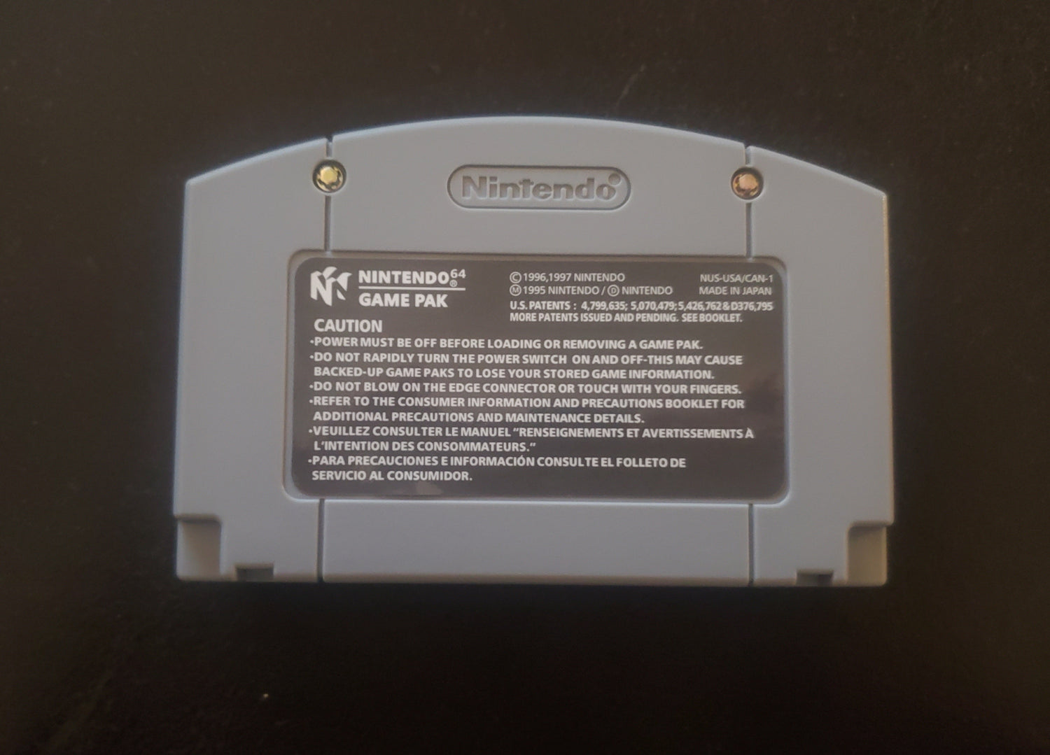 Goldeneye 007 N64 Nintendo 64 Video Game Cartridge