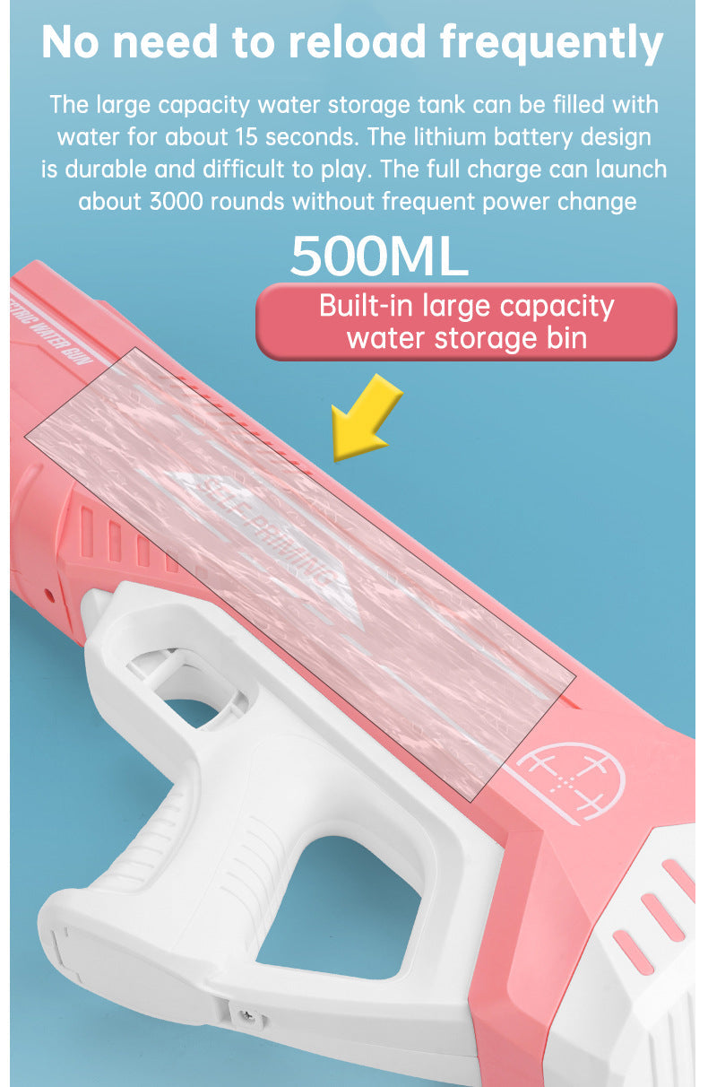 Electric Induction Water Gun Summer Outdoor Toys Automatic Pumping Gun Beach Swimming Pool Water Fight Children&