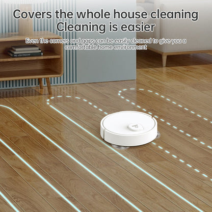 **3-in-1 Sweeping Robot: USB Charging, 1000Pa Suction, Auto-Clean for Pet Hair, Carpets &amp; Floors**
