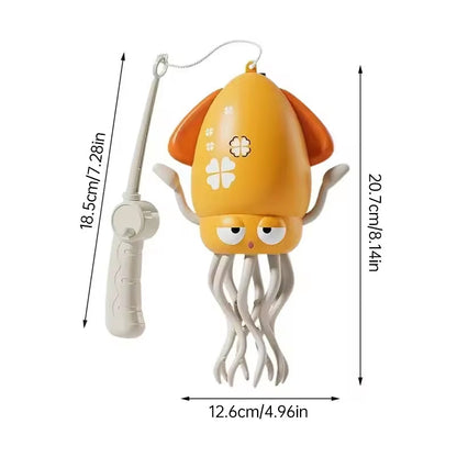 Creative Dancing Squid: auto-sense, obstacle-avoid e-pet with music, lights, rechargeable &amp; interactive gift.